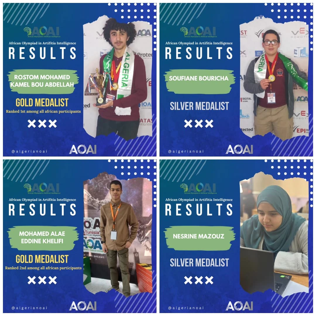 نتائج مشرفة للفريق الوطني المشارك في الأولمبياد الإفريقي للذكاء