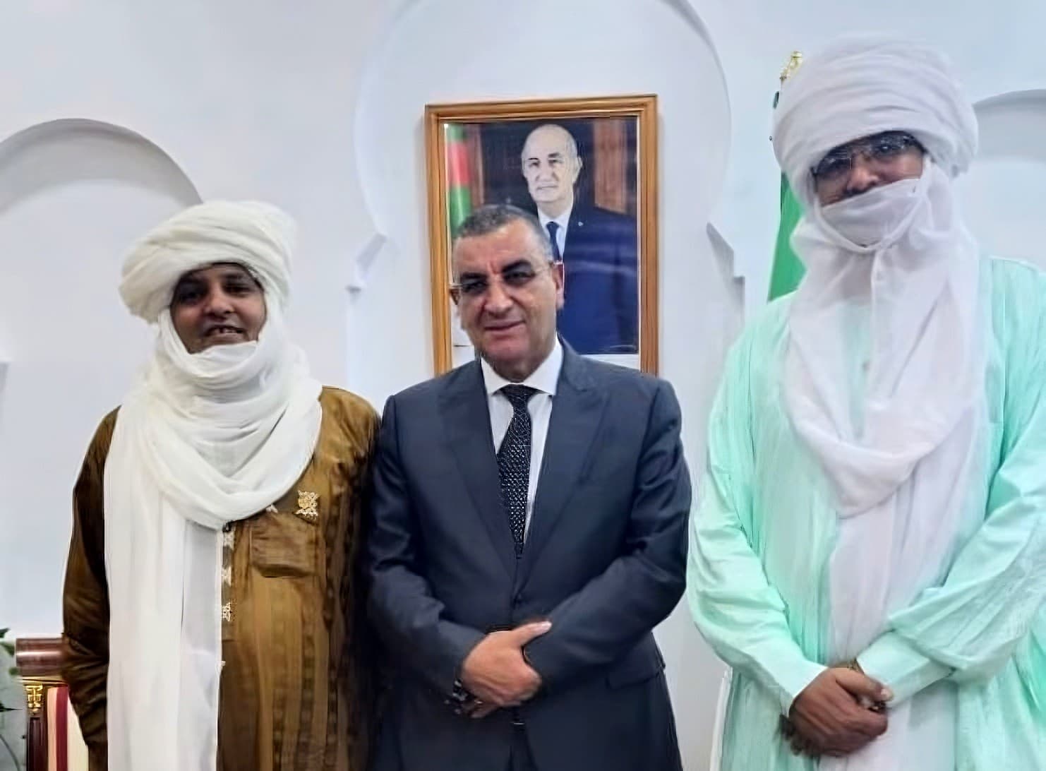 جلاوي يستقبل عضوين من مجلس الأمة عن ولاية جانت