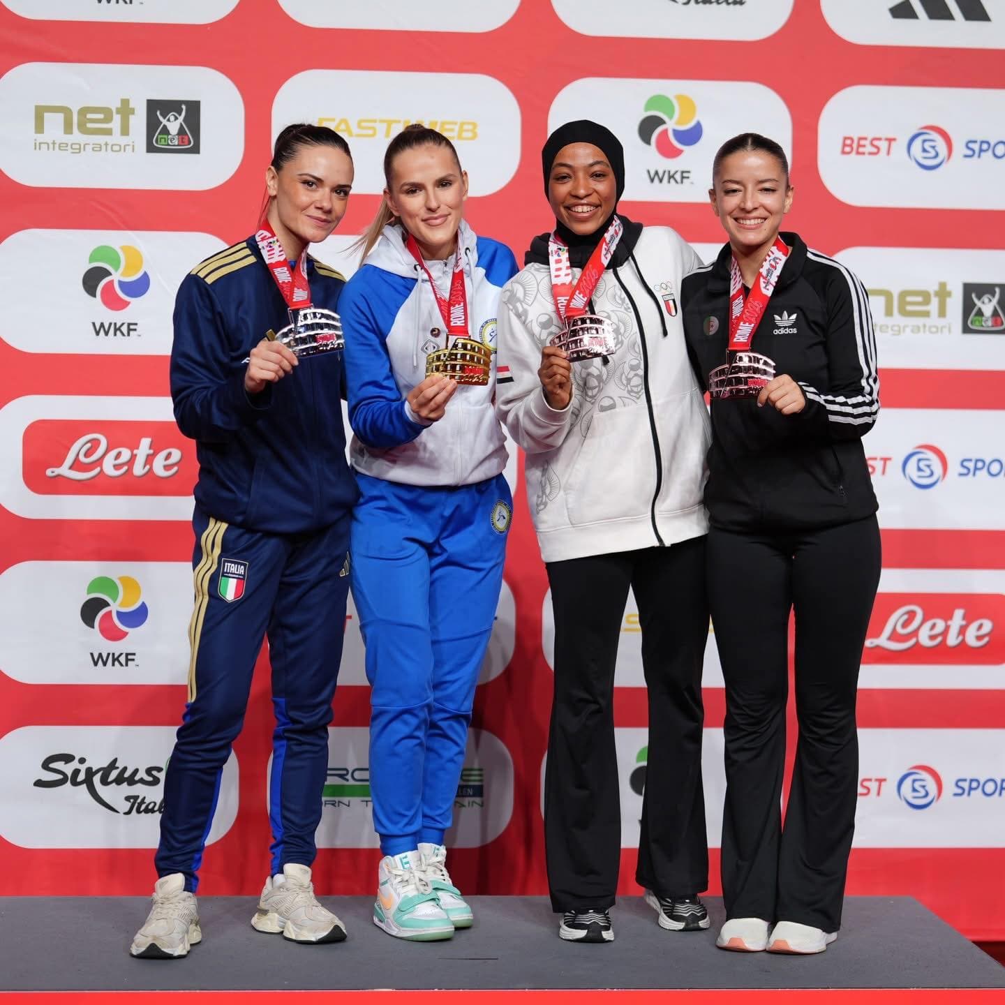 ميدالية برونزية للجزائرية لويزة أبوريش