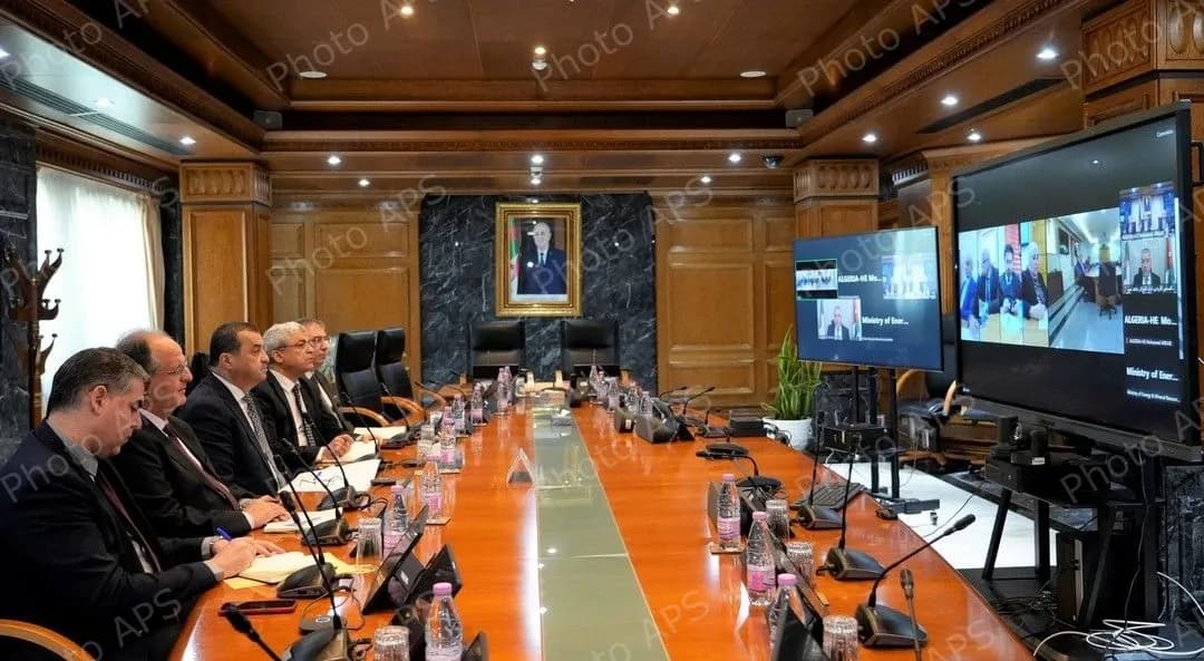 عرقاب يبحث مع نظيره الأردني سبل تعزيز التعاون الثنائي في مجال المحروقات