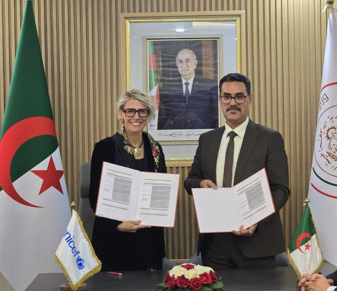 وزارة الشباب ومنظمة اليونيسف يوقعان مخطط عمل مشترك للفترة (2025-2027)