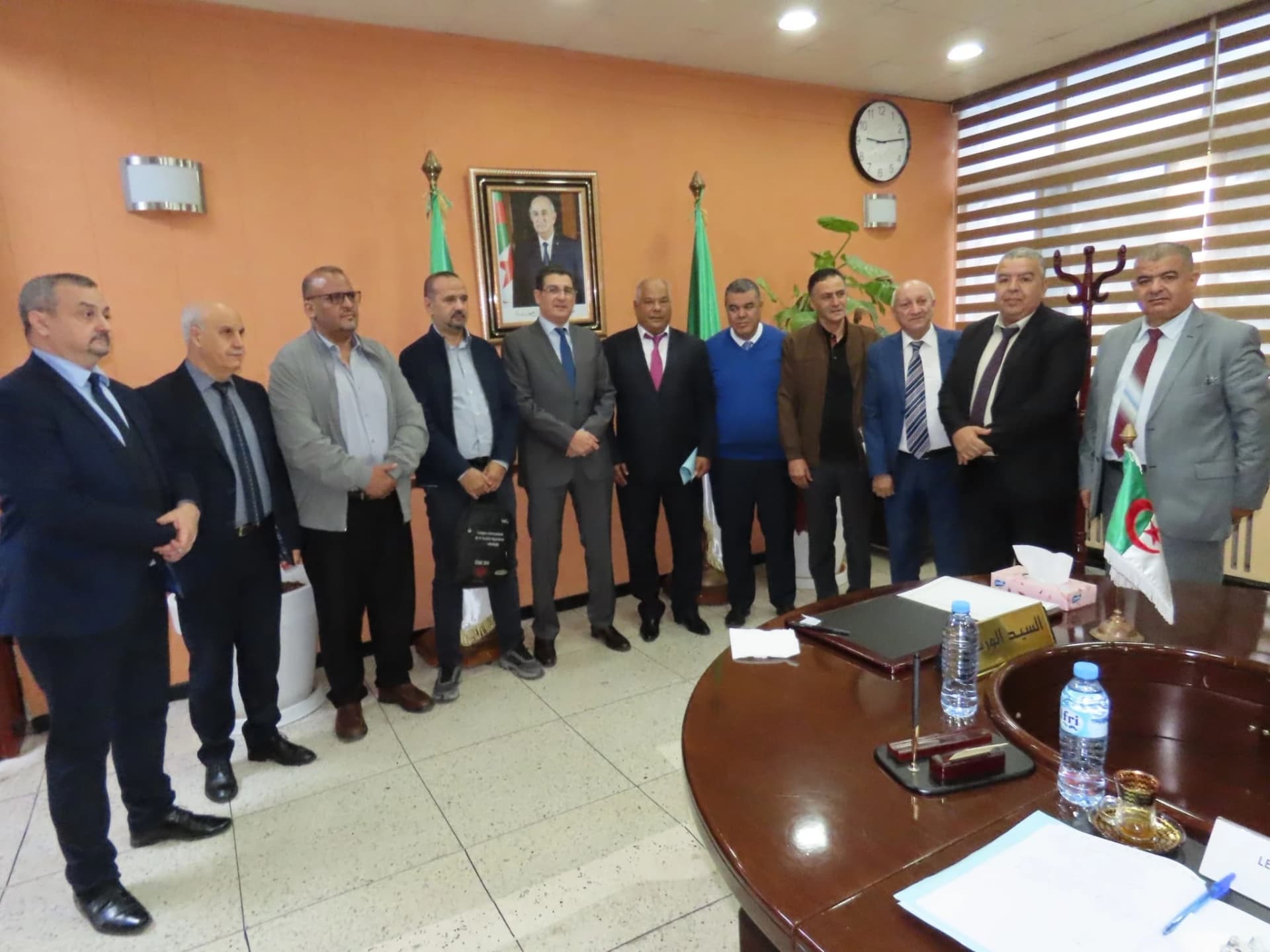 وزير الصحة يستقبل أعضاء الفيدرالية الوطنية لعمال الصحة