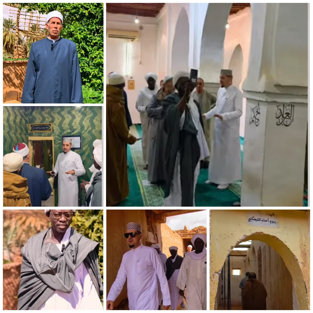 الزاوية التيجانية ببوسمغون تستقبل العديد من المشايخ من مريدي الطريقة من إفريقيا وأوروبا