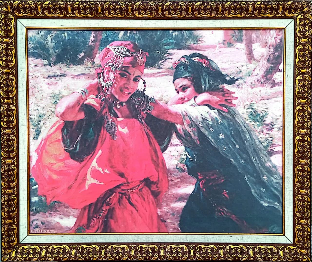 معرض أعمال نصر الدين دينيه في المتحف الوطني للفنون والتقاليد الشعبية