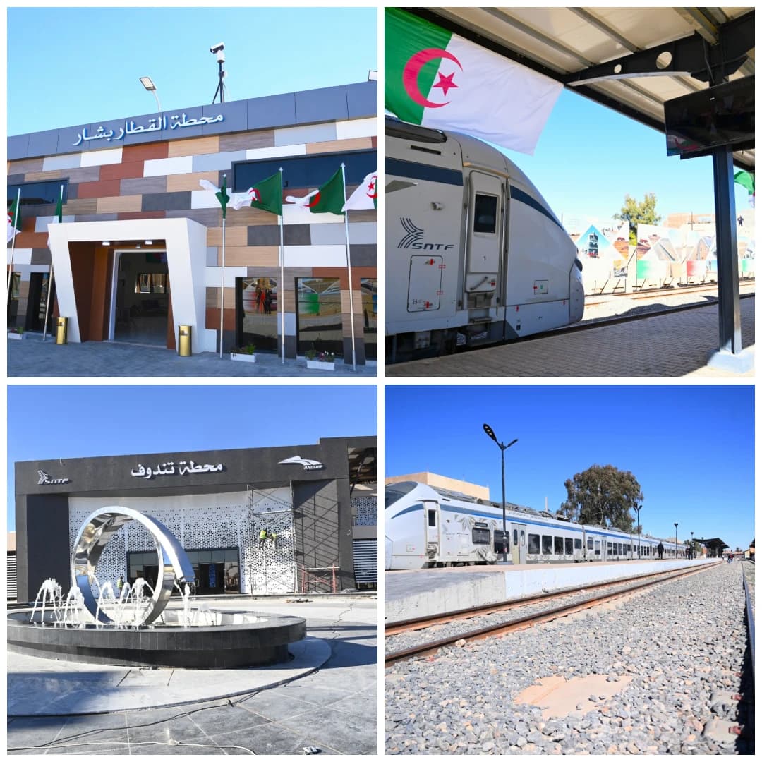  نقل زهاء 6 آلاف مسافر عبر خط السكة الحديدية بشار-تندوف منذ دخوله حيز الخدمة