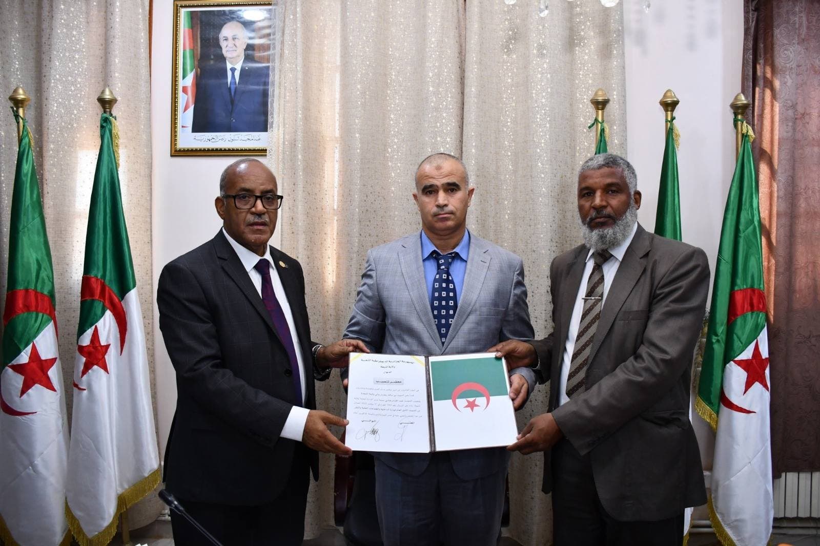 ولاة الجمهورية يشرفون على تنصيب الاطارات المحلية المعنيين بالحركة الجزئية الأخيرة