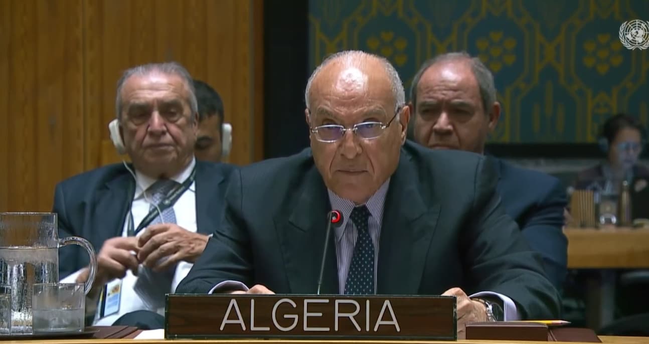 السيد عطاف - في كلمته خلال الاجتماع رفيع المستوى حول القضية الفلسطينية والحالة في الشرق الأوسط