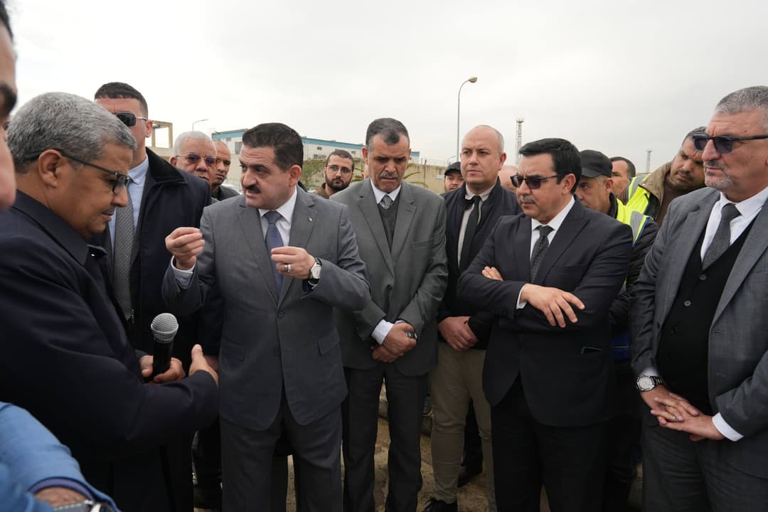 وضع حيز الخدمة لمشروع ربط وتحويل المياه المصفاة نحو محيط سقي فلاحي