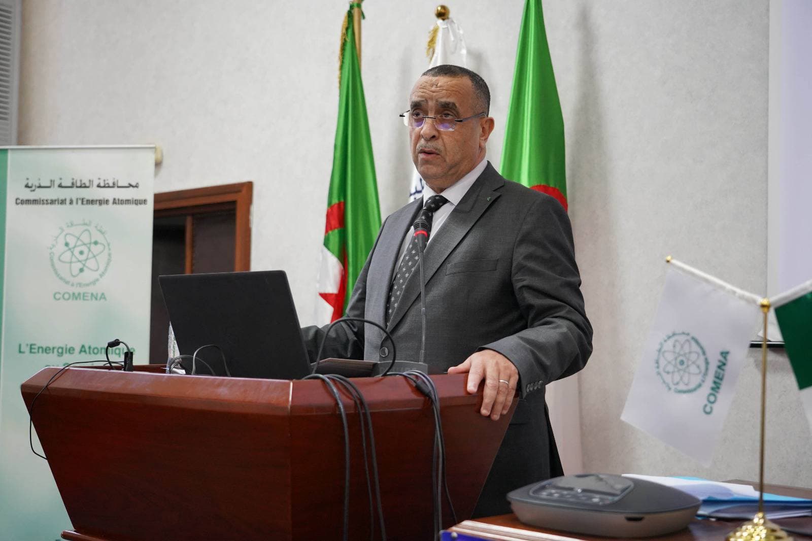 عجال يشرف على افتتاح الندوة المشتركة حول التطبيقات غير الكهربائية للطاقة النووية