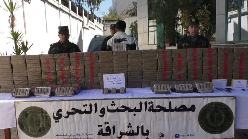 حجز ما يفوق قنطاراً من الكيف المعالج