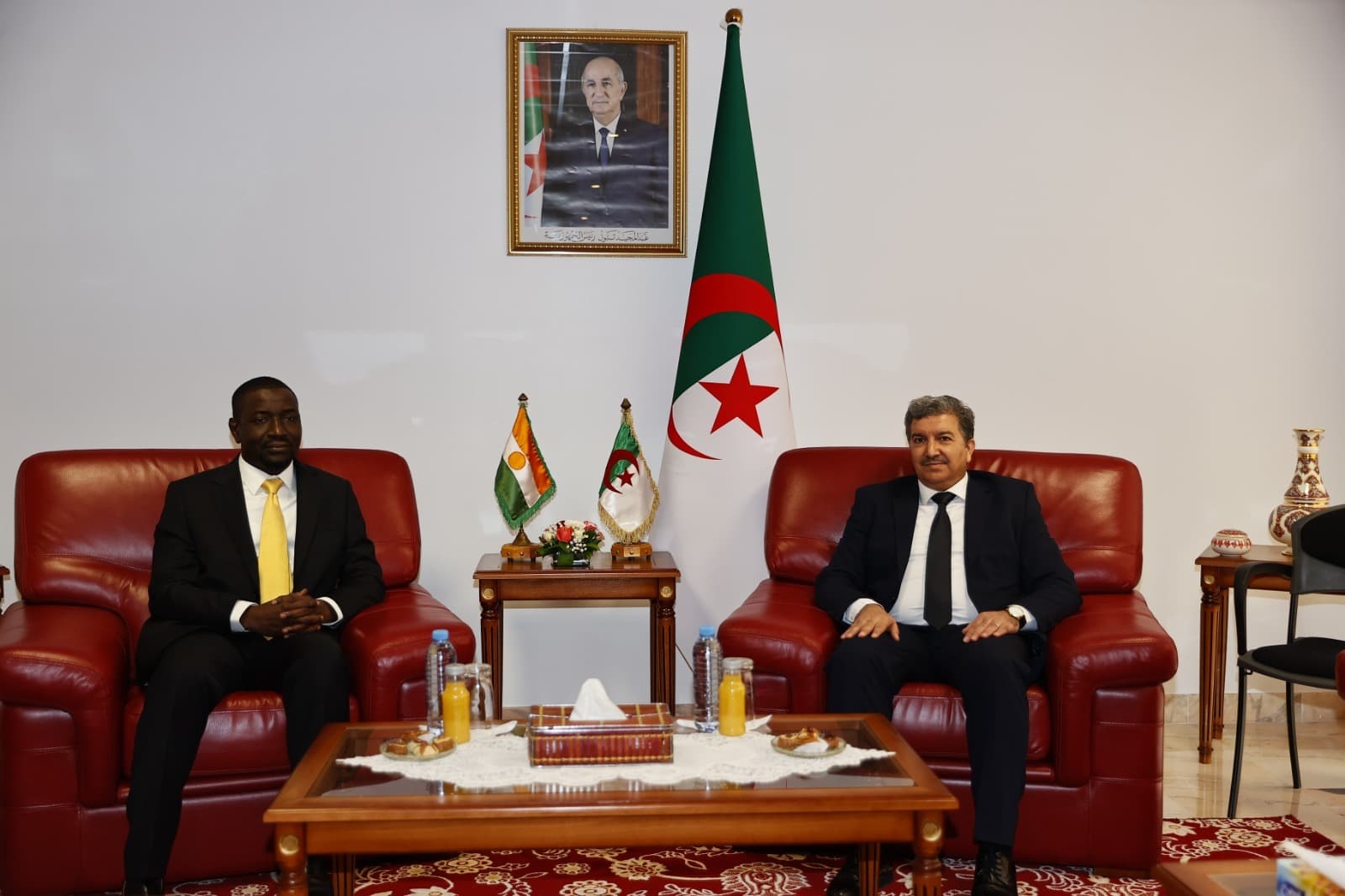 وزير الاتصال يبحث سبل تعزيز التعاون الإعلامي مع نظيره النيجري