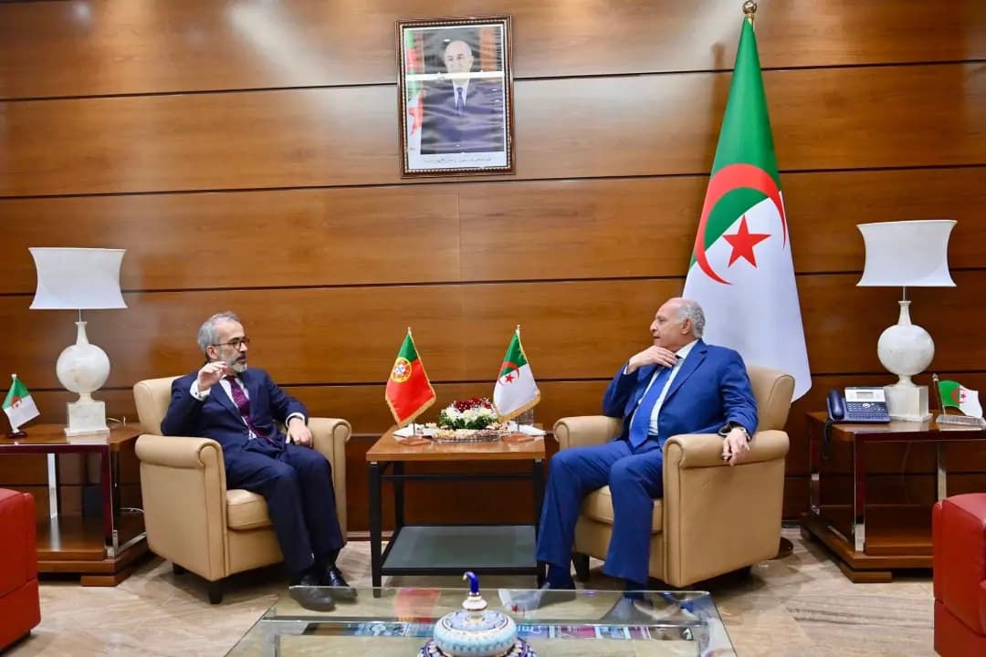 السيد عطاف يستقبل نظيره البرتغالي