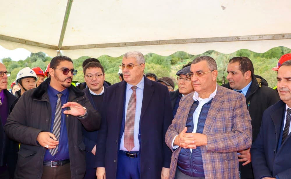 Djellaoui inspecte les chantiers du tronçon Bouchegouf-Guelma-Souk Ahras