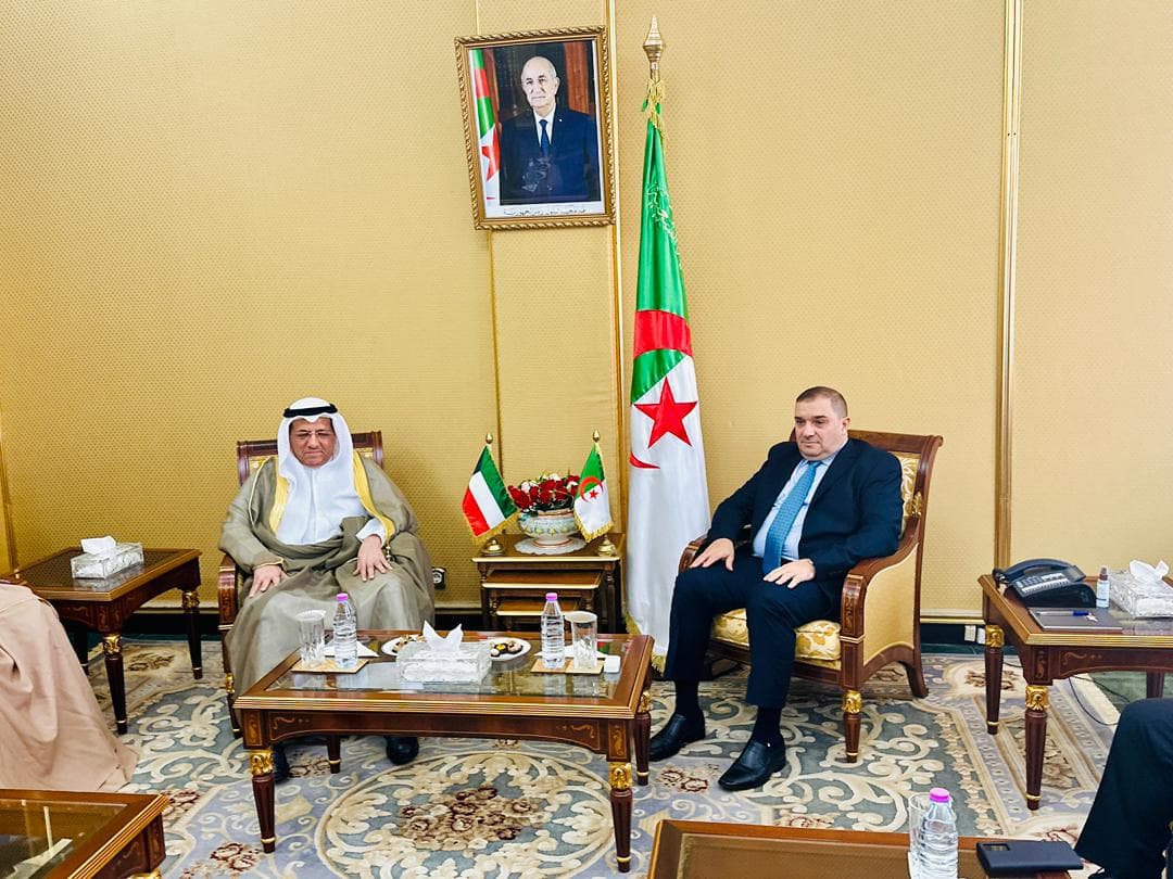 السيد بوجمعة يستقبل رئيس محكمة التمييز, رئيس المجلس الأعلى للقضاء الكويتي