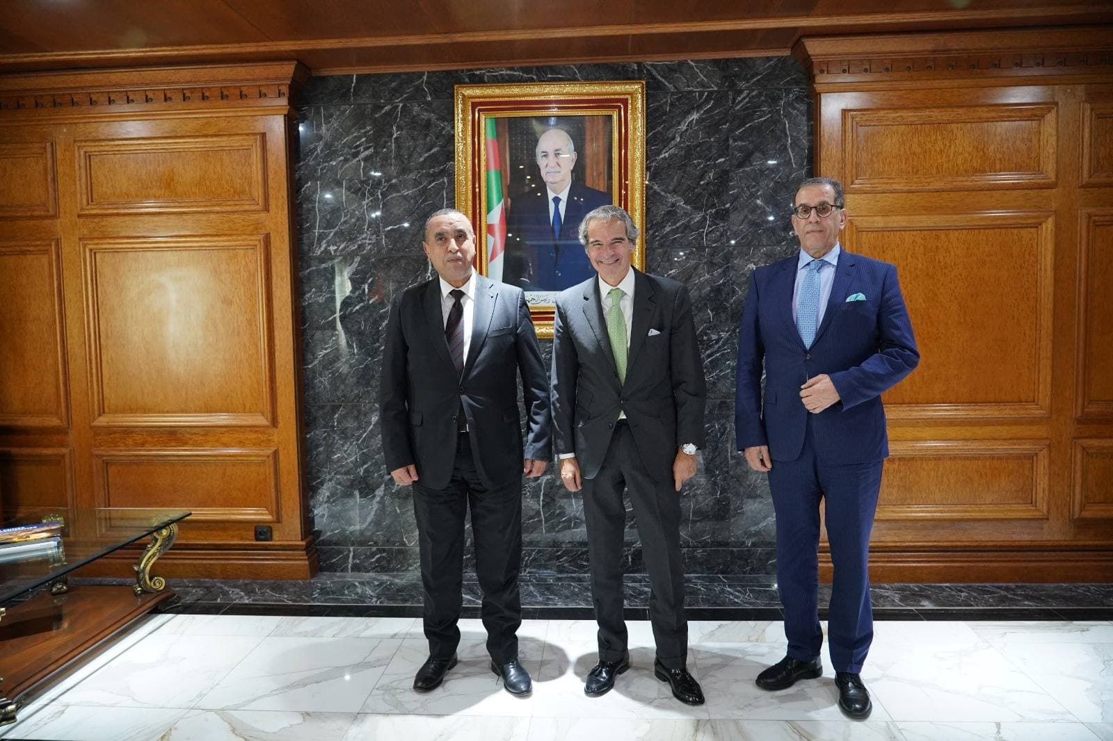 السيد عجال يبحث مع المدير العام للوكالة الدولية للطاقة الذرية تعزيز التعاون