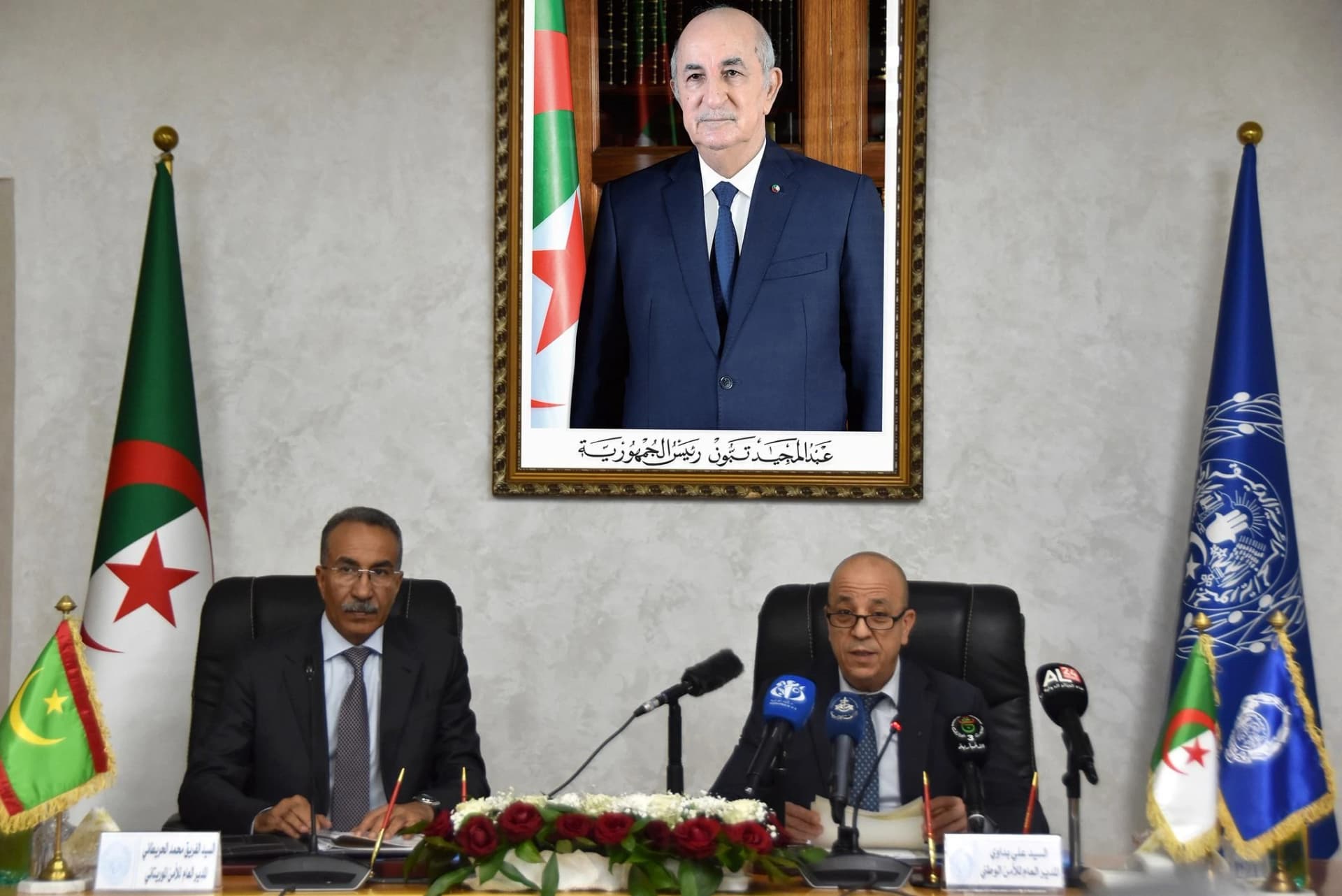 المدير العام للأمن الوطني يستقبل وفدا شرطيا رفيع المستوى من جمهورية موريتانيا 