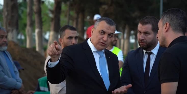  السيد زروقي يقف ميدانيا على عملية الإصلاح
