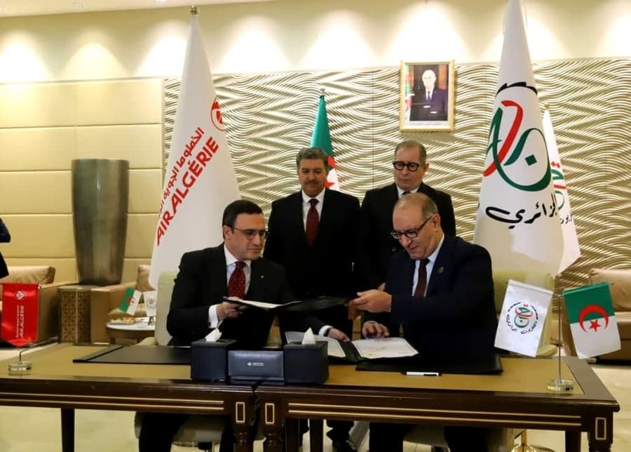 الخطوط الجوية الجزائرية توقع مذكرة تفاهم مع المؤسسة العمومية للتلفزيون