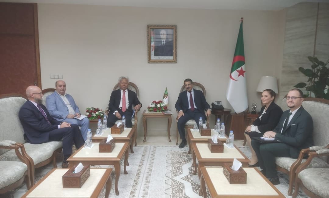 السيد بوالزرد يستقبل وفدا من البنك الآسيوي للاستثمار في البنية التحتية