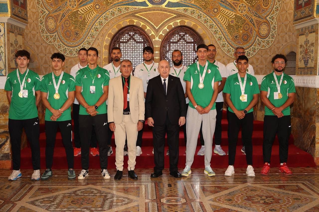 رياضيون متألقون قاريا وعالميا يشيدون بالدعم المتواصل والتشجيع الدائم لرئيس الجمهورية