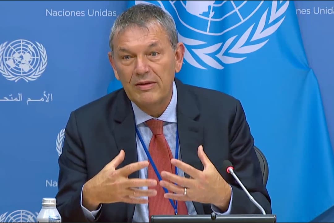 المفوض العام لوكالة الأمم المتحدة لغوث وتشغيل اللاجئين الفلسطينيين (الأونروا)، فيليب لازاريني