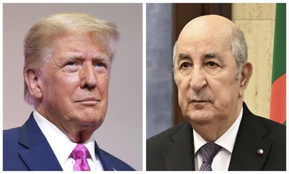 الرئيس عبد المجيد تبون و الرئيس الأمريكي