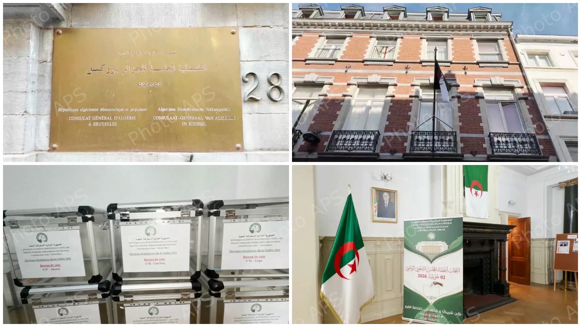  تجنيد كافة الإمكانيات لإنجاح عملية اقتراع أفراد الجالية المقيمين ببلجيكا غدا السبت  