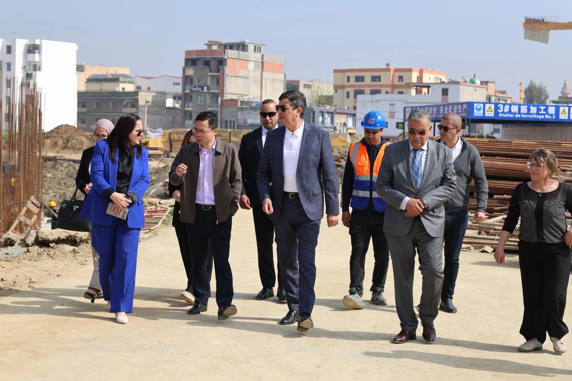  السيد رابحي يعاين سير المشاريع التنموية بالمقاطعة الإدارية لبراقي