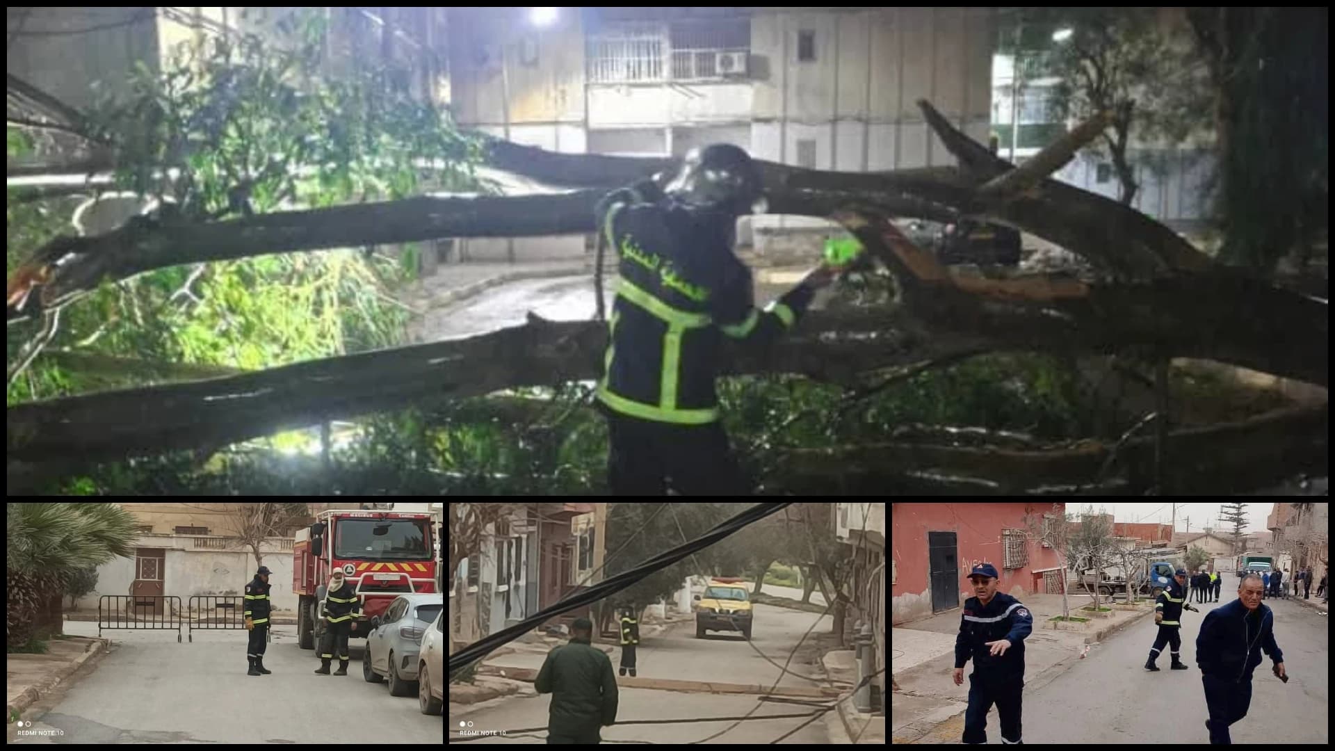 تواصل تدخل عدة مصالح بولايات غرب البلاد