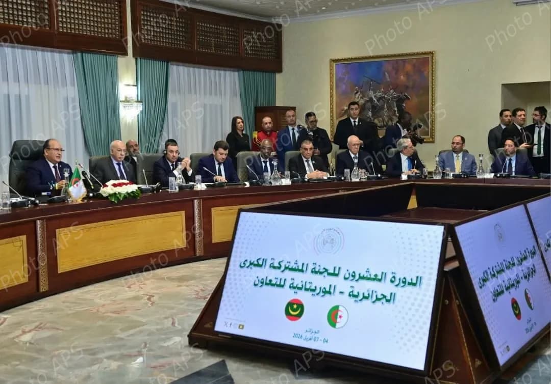 انطلاق أشغال الدورة الـ 20 للجنة المشتركة الكبرى الجزائرية-الموريتانية للتعاون