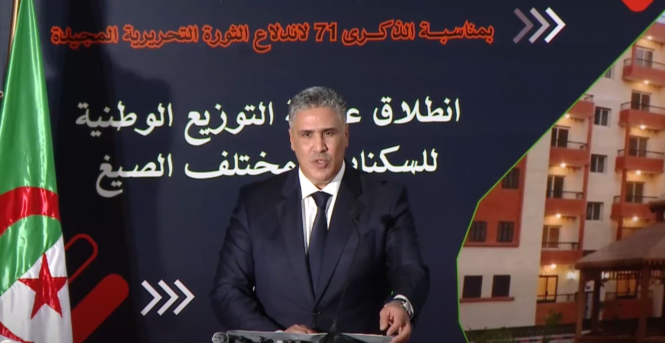 إنطلاق إنجاز 60 ألف وحدة سكنية عبر مختلف ولايات الوطن في نوفمبر المقبل