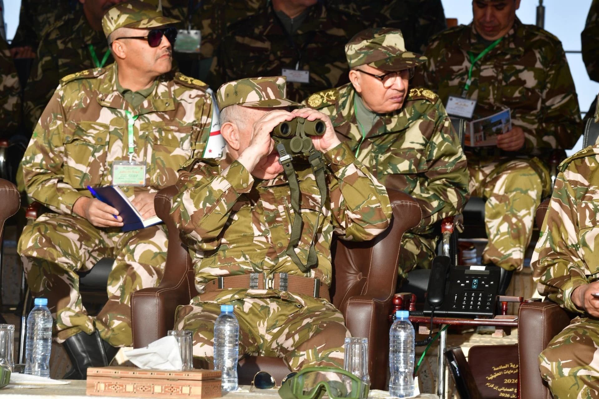 الفريق أول شنقريحة يشرف على تنفيذ تمرين تكتيكي بالذخيرة الحية "إعصار 2026"