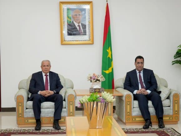 الرئيس المدير العام لسوناطراك يستقبل من طرف الوزير الأول الموريتاني