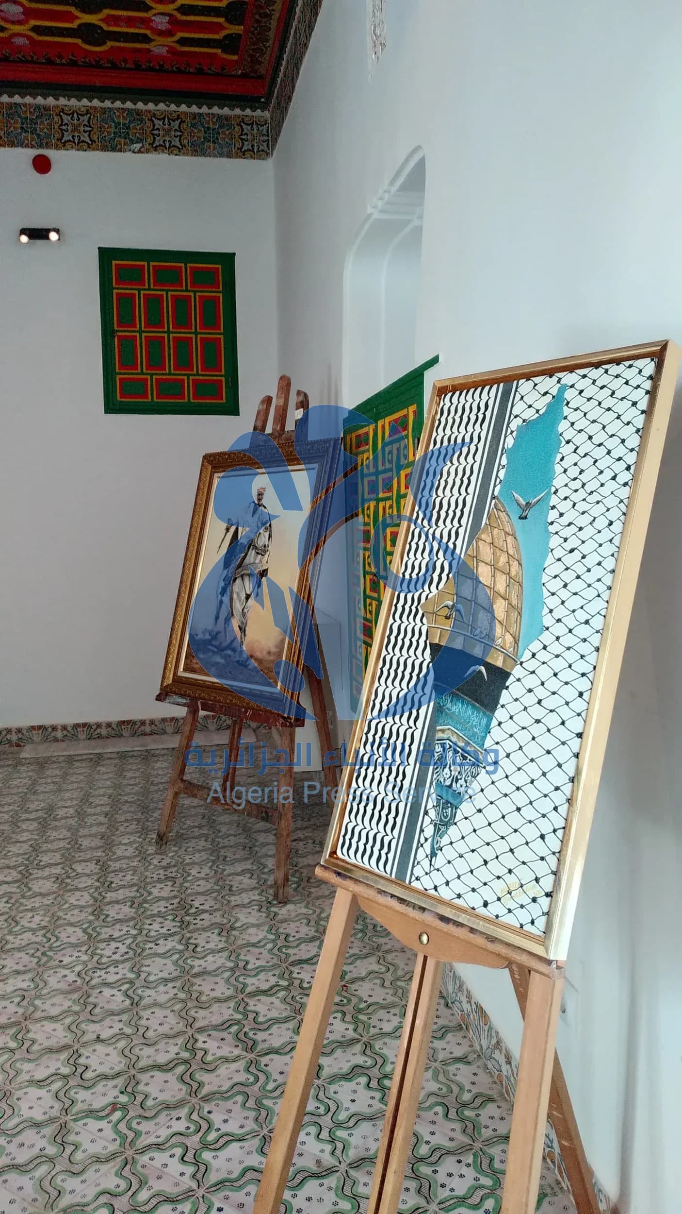 معرض للفنان التشكيلي جمال الدين مبرك بالجزائر العاصمة