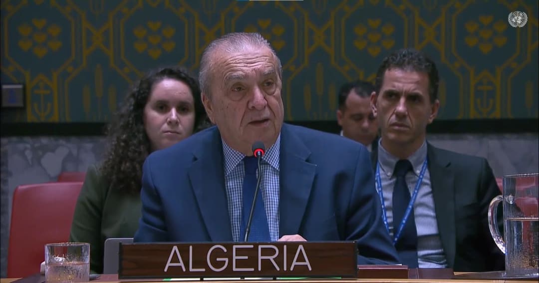 السيد بن جامع خلال النقاش العلني السنوي لمجلس الأمن حول انتهاكات حقوق الأطفال في سياق النزاعات المسلحة