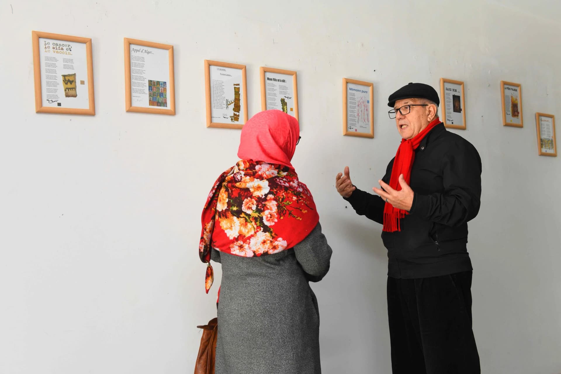 معرض "قصائد وصور" للشاعر رشيد رزاقي