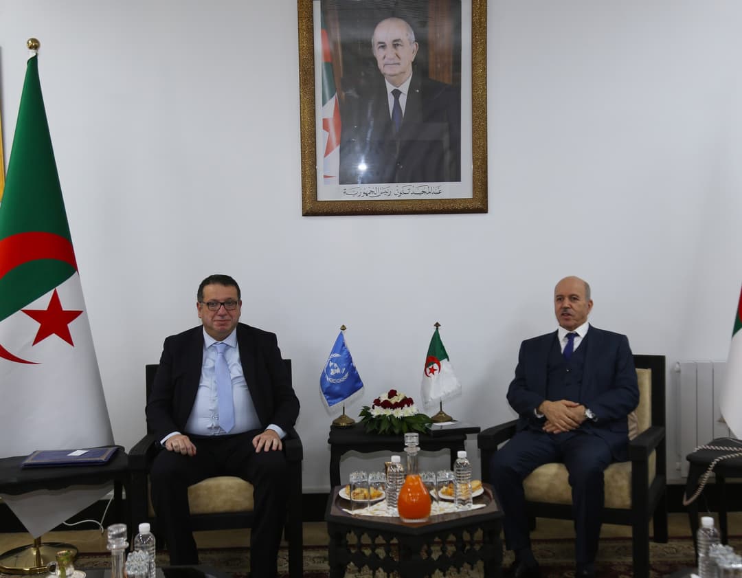 سايحي يستقبل مدير مكتب منظمة العمل الدولية بالجزائر