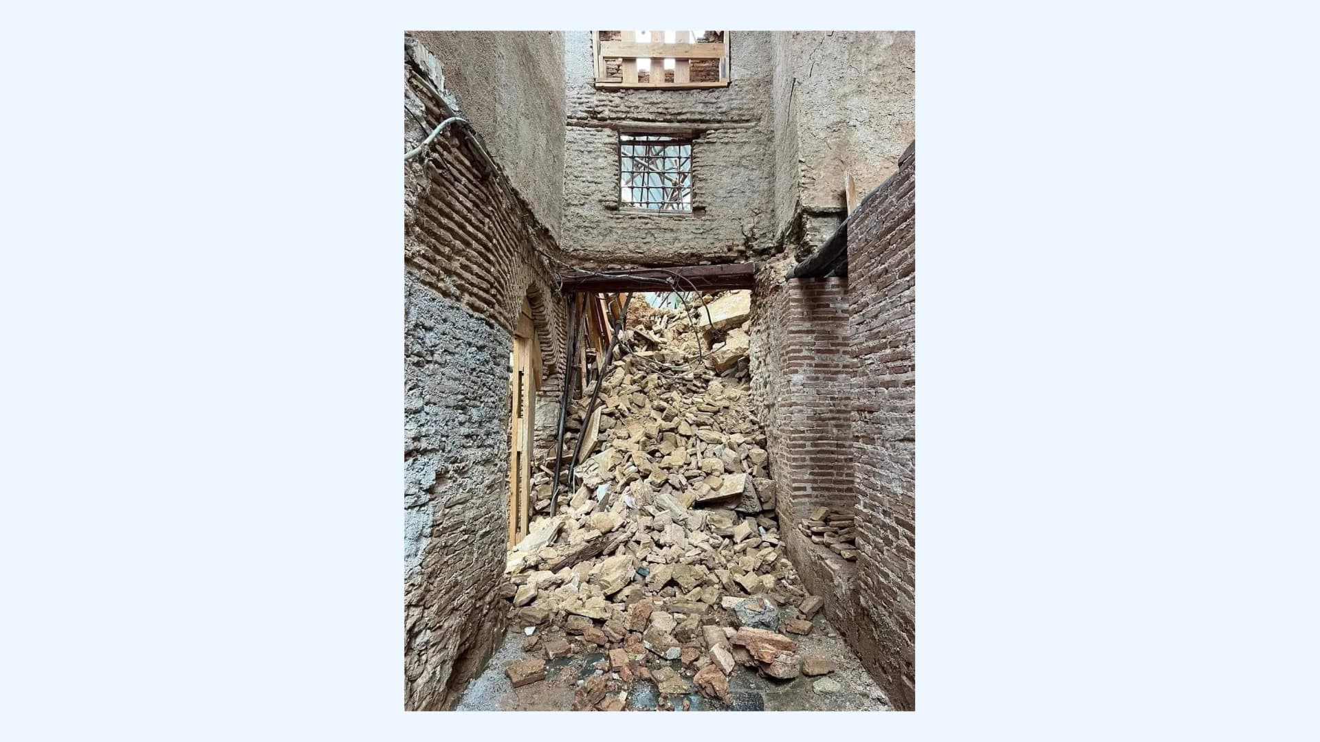 الجزائر العاصمة: انهيار جزء من مسجد سيدي محمد الشريف بالقصبة