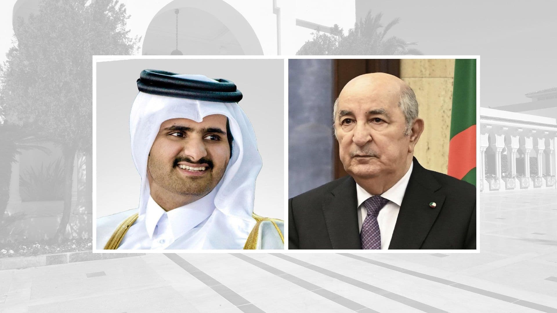 رئيس الجمهورية يتلقى رسالة تعزية من سمو الشيخ عبد الله بن حمد آل ثاني إثر وفاة رئيس الجمهورية الأسبق المجاهد اليامين زروال