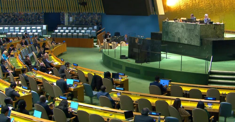 الجمعية العامة للأمم المتحدة تعتمد قرارين لإنهاء الاحتلال الصهيوني لكل من فلسطين وهضبة الجولان السورية