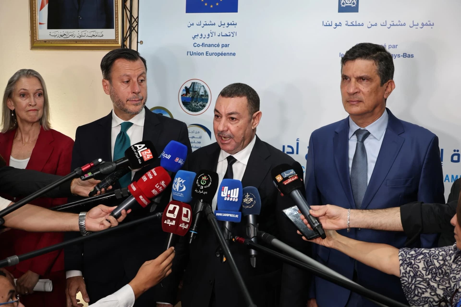 وزير الداخلية والجماعات المحلية والنقل, السيد السعيد سعيود.