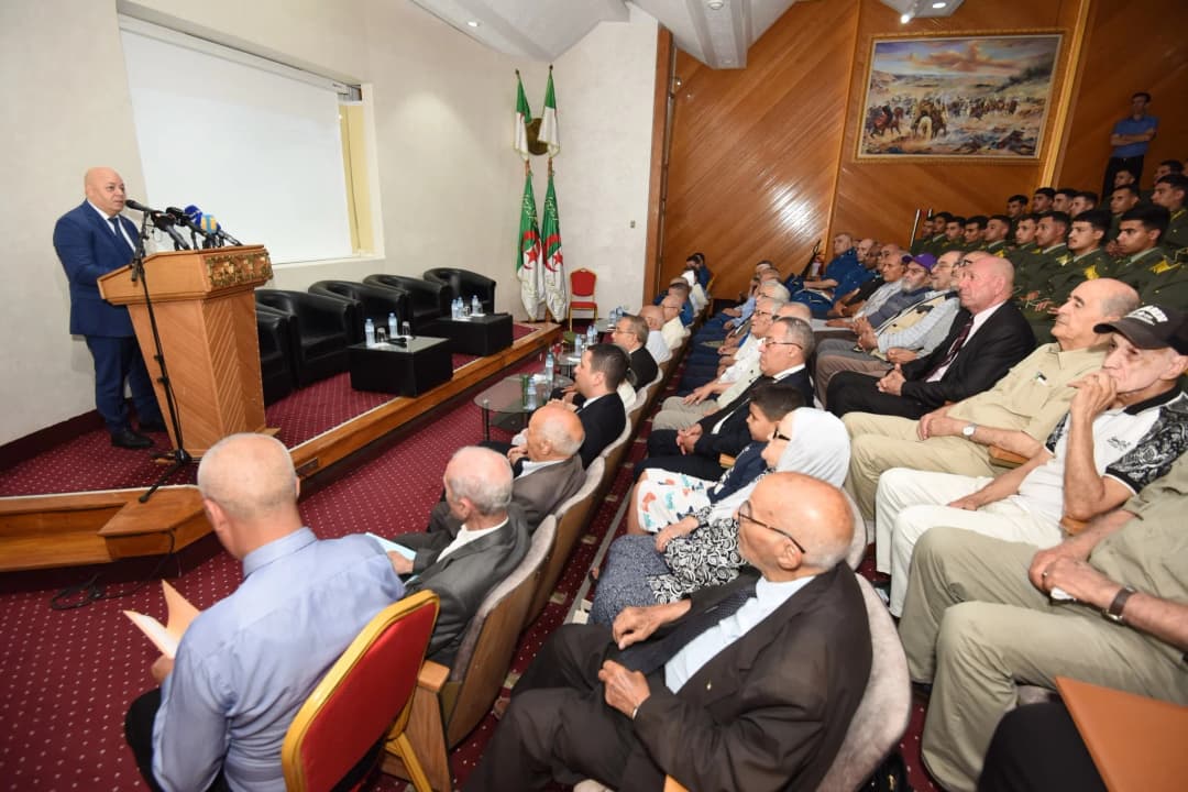 أشرف وزير المجاهدين وذوي الحقوق ، السيد "العيد ربيقة"، صبيحة اليوم الخميس 19 جوان 2025 على فعاليات الندوة العلمية التاريخية بمناسبة إحياء الذكرى التاسعة والستين (69) لاستشهاد البطل الرمز أحمد زهانة المدعو زبانة، وذلك بقاعة المحاضرات محمد بوراس بمقر المتحف الوطني للمجاهد. 