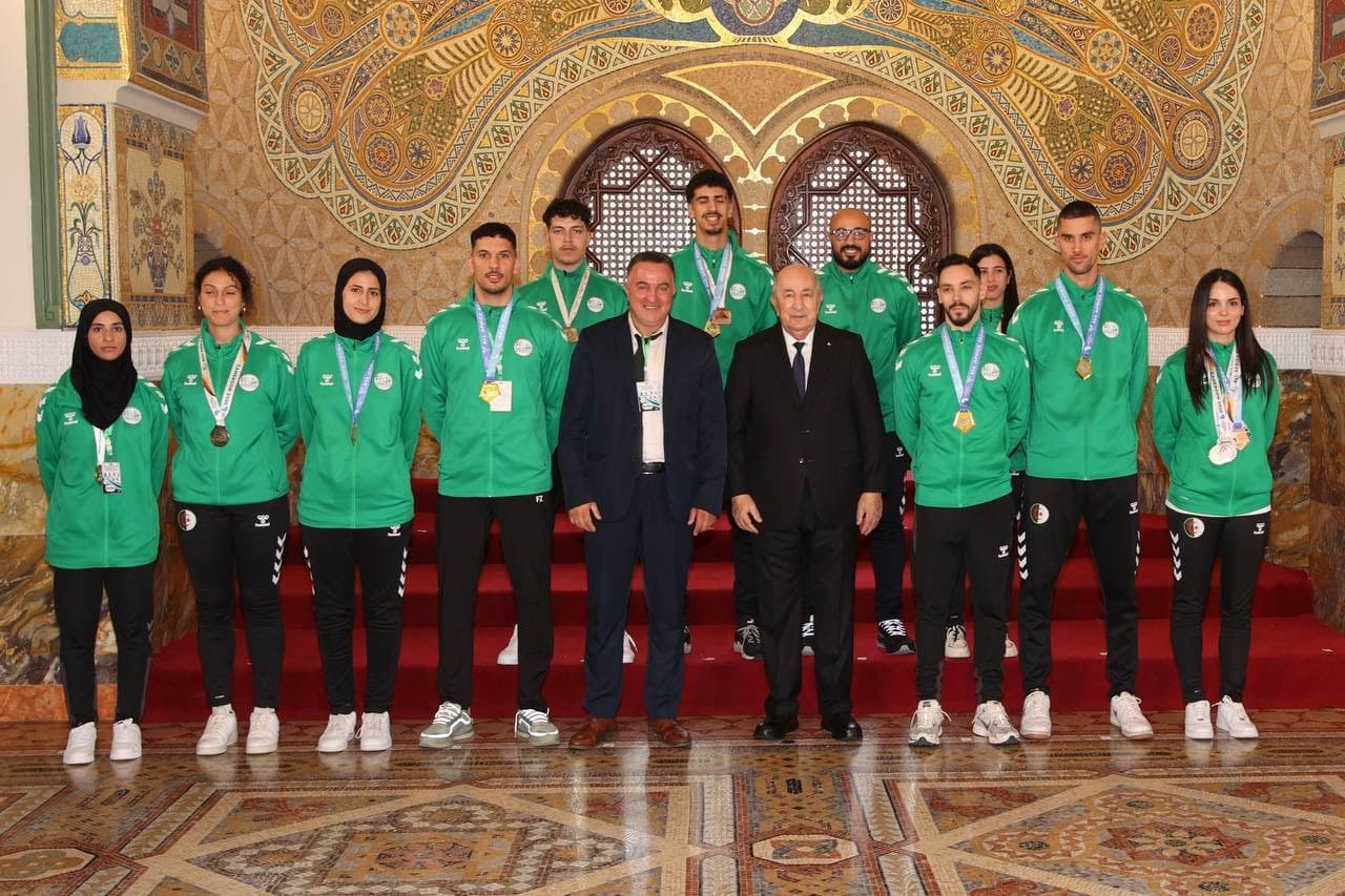 رياضيون متألقون قاريا وعالميا يشيدون بالدعم المتواصل والتشجيع الدائم لرئيس الجمهورية