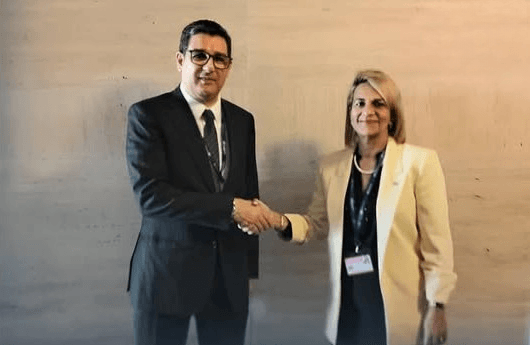 السيد آيت مسعودان يجري مباحثات مع 
