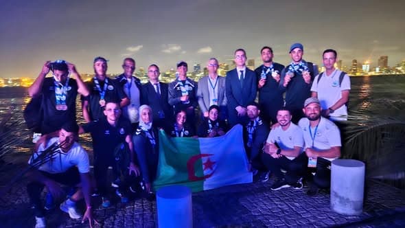 الجزائر تحل ثانية برصيد 16 ميدالية منها 7 ذهبيات