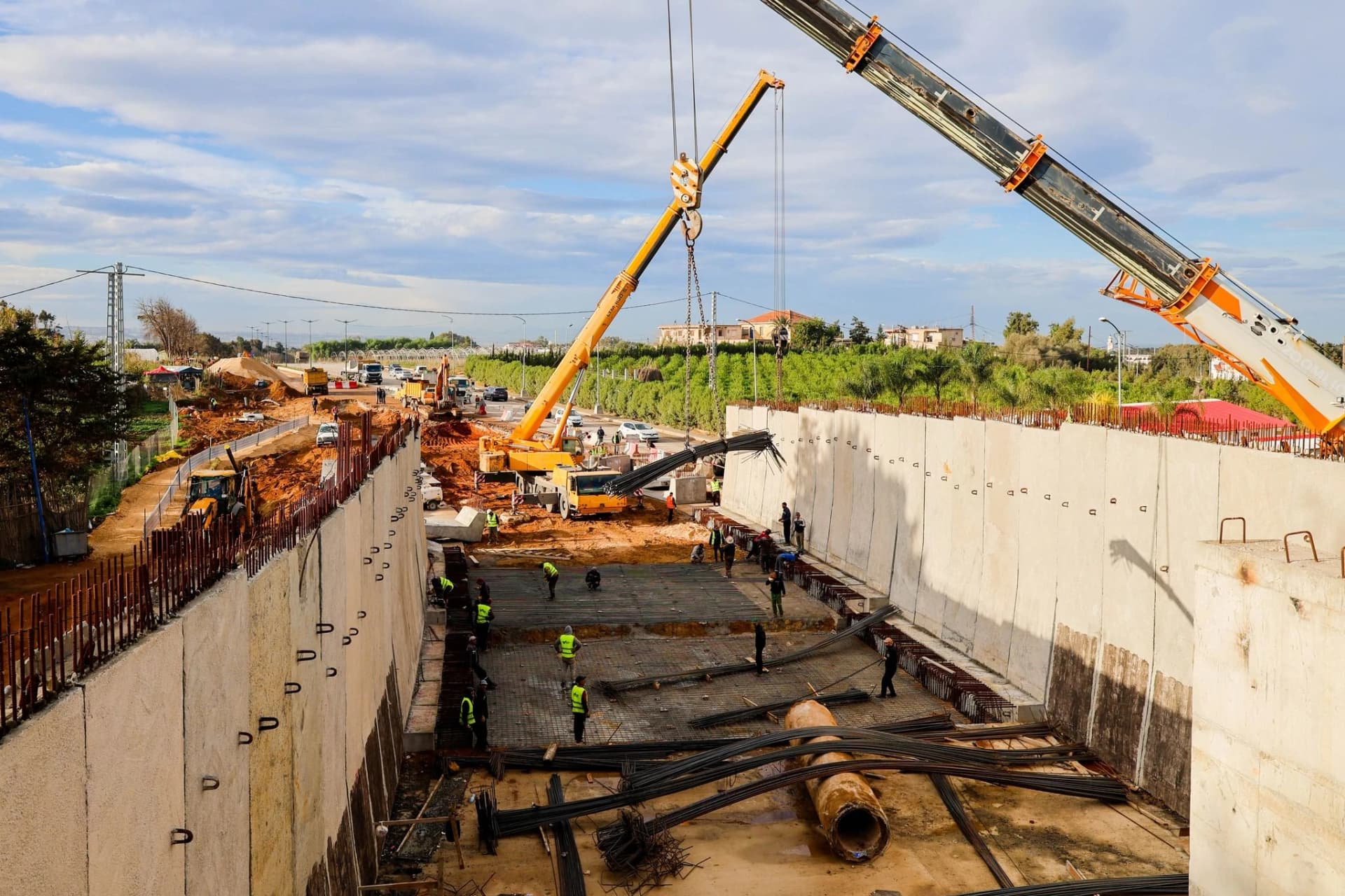  رابحي في زيارة  تفقدية لمشاريع المخطط الأصفر