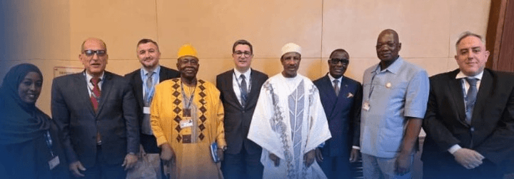  السيد آيت مسعودان يلتقي نظيره التشادي
