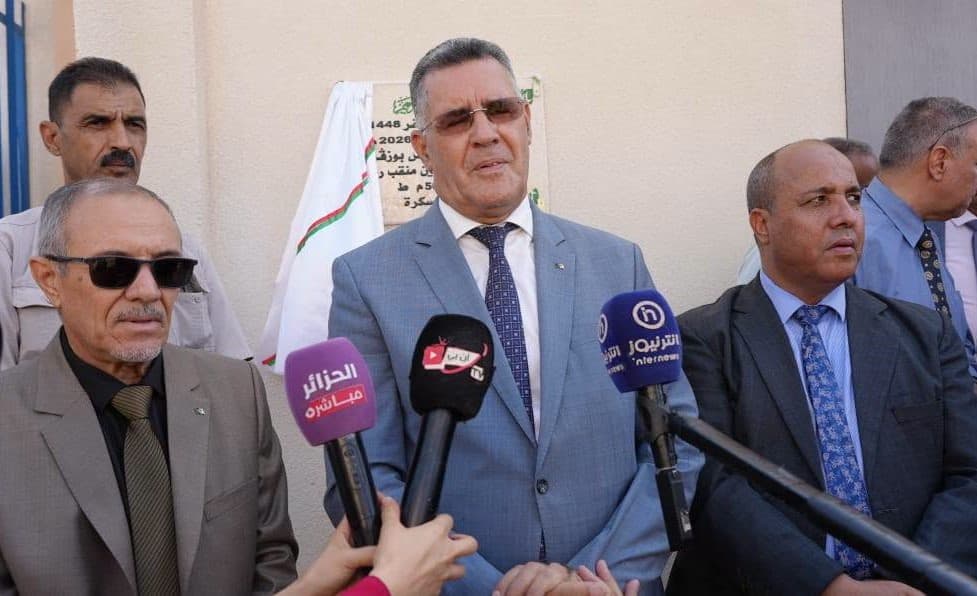 منح الموافقة المبدئية لتسجيل مشروع تزويد ولايتي بسكرة والقنطرة بالماء الشروب من سد بني هارون 