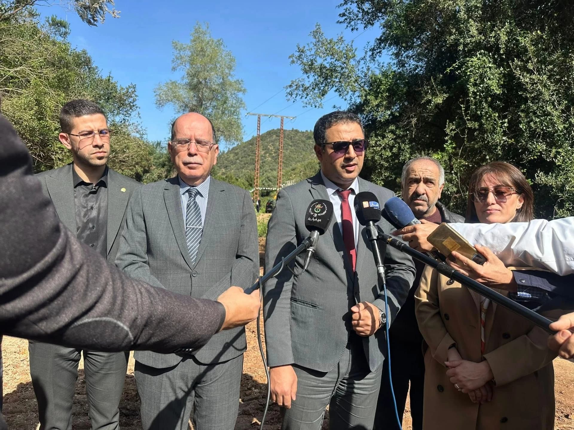 انطلاق أشغال تهيئة مدخل منجم الزنك والرصاص ببلديتي أميزور وتالة حمزة