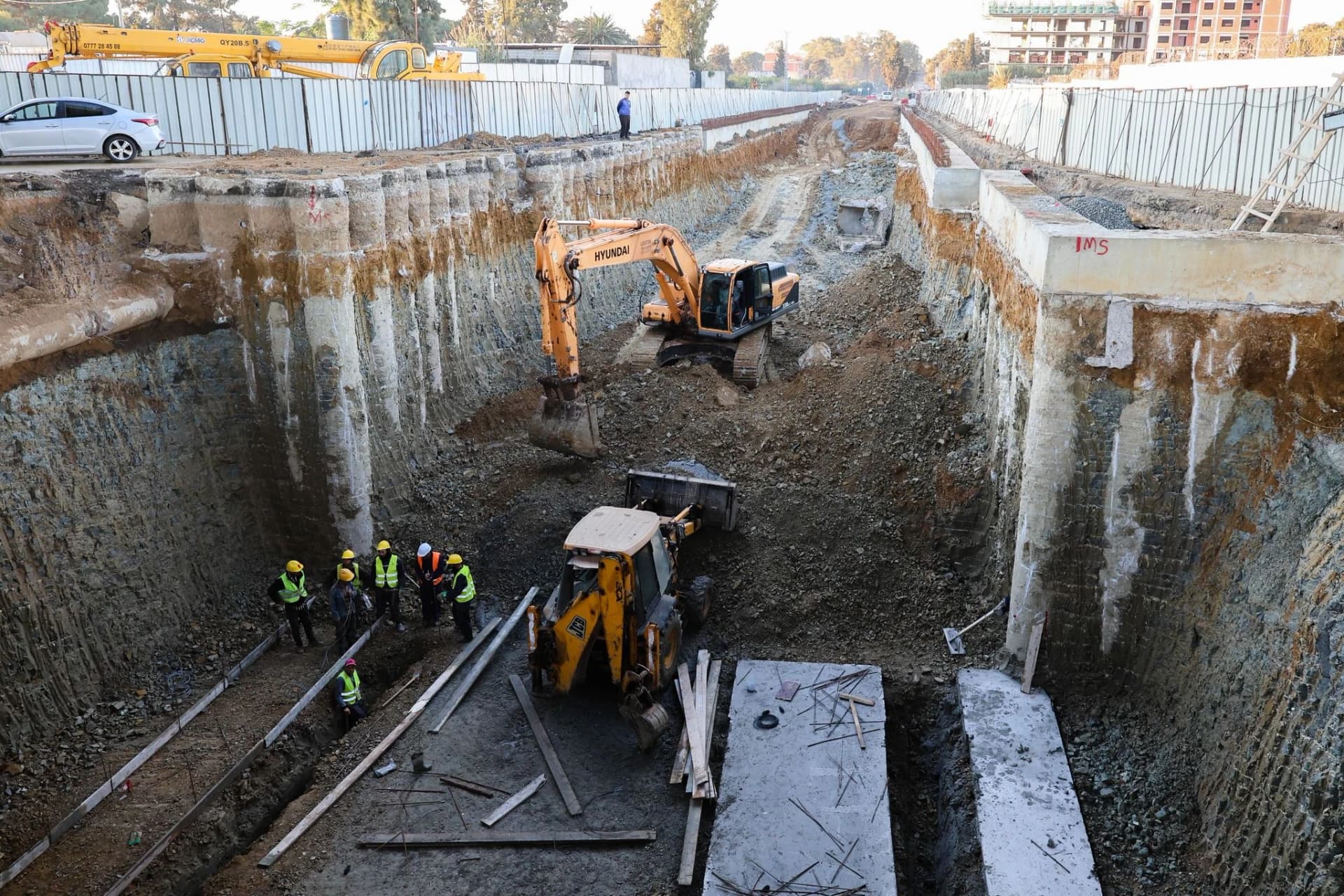  رابحي في زيارة  تفقدية لمشاريع المخطط الأصفر
